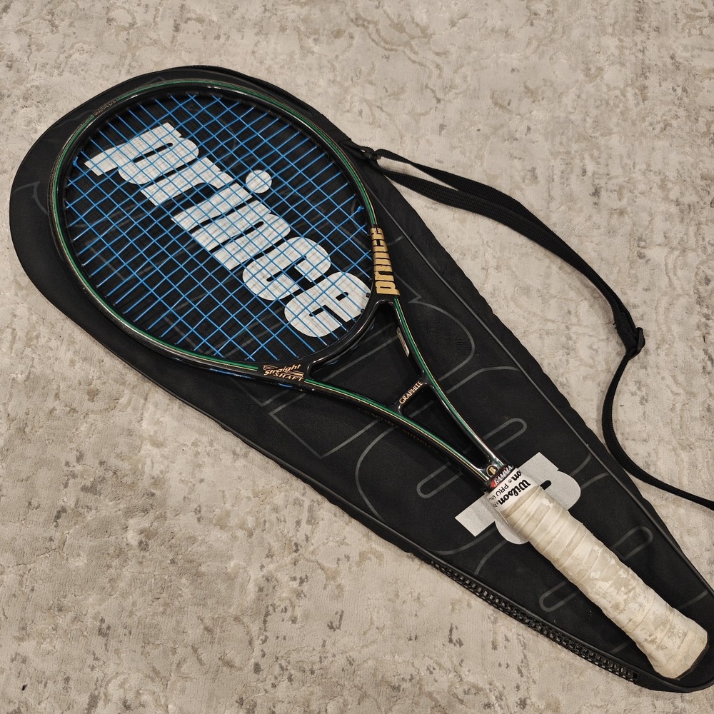 Prince Graphite midplus 93 straight shaft ChangAgassi Racket L3